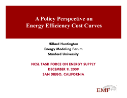McKinsey`s Efficiency Cost Curves
