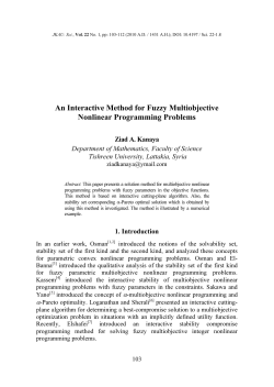 An Interactive Method for Fuzzy Multiobjective Nonlinear