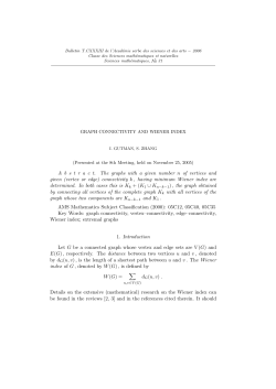 A bstrac t. The graphs with a given number n of vertices and given