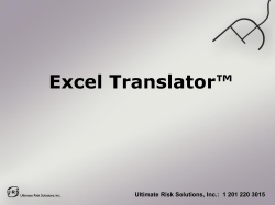Excel Translator&trade; &ndash; Translated DLL