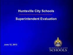 Superintendent Evaluation Powerpoint