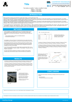 IWA Poster Template