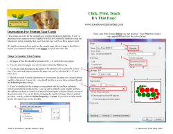 SenF-1 Knobless Cylinder Pattern Cards Set 1