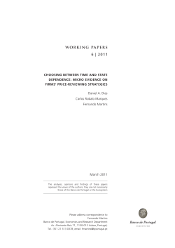 Micro Evidence on Firms` Price-Reviewing Strategies