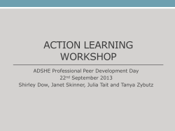 Action Learning experiential session