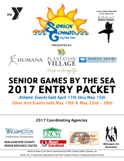 2017 entry packet - Wilmington Family YMCA