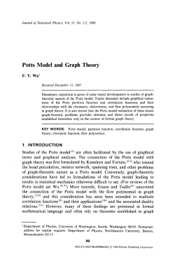 Potts model and graph theory
