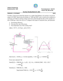 Consider a steam power plant that operates on a simple ideal