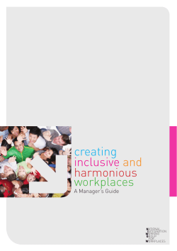 creating inclusive and harmonious workplaces