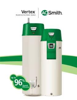 Vertex - AO Smith Water Heaters