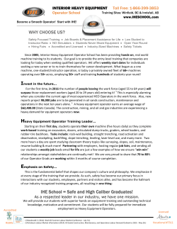 IHE School = Safe and High Caliber Graduates! WHY CHOOSE US?