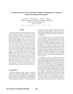Switching Gaussian Process Dynamic Models for