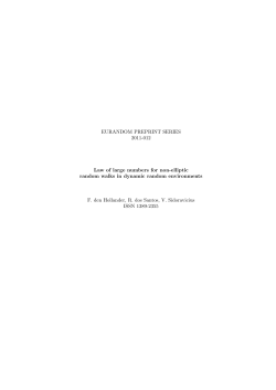 Law of large numbers for non-elliptic random walks in