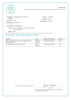 Certificate. Pages 1-17