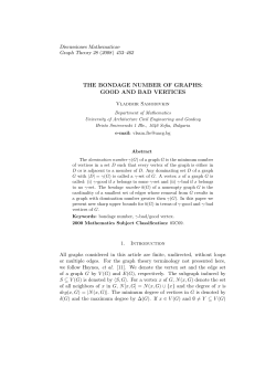 THE BONDAGE NUMBER OF GRAPHS: GOOD AND BAD VERTICES