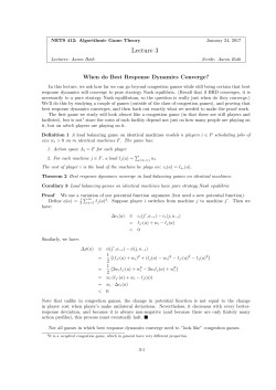 Characterizing the Convergence of Best Response