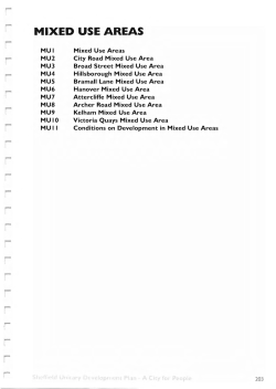 mixed use areas - Sheffield City Council