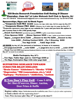 If You Don`t Play Golf - Come 5&ndash;8PM