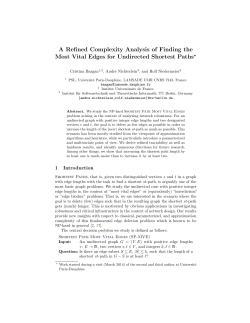 Most Vital Edges in Graphs