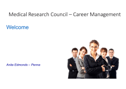 Anita Edmonds Presentation - Career