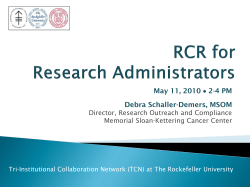 Modules developed for the Office of Research Integrity (ORI)