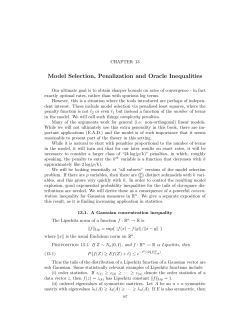 Model Selection, Penalization and Oracle Inequalities
