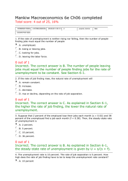 Mankiw Macroeconomics 6e Ch06 completed Total score: 4 out of