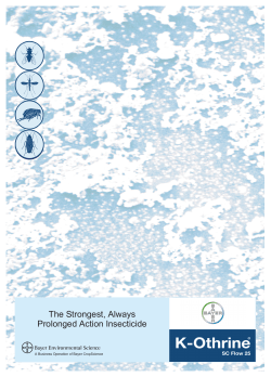 The Strongest, Always Prolonged Action Insecticide