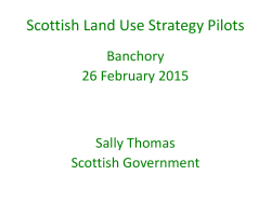 Scottish Land Use Strategy Pilots