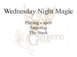 Playing a spell Targeting The Stack