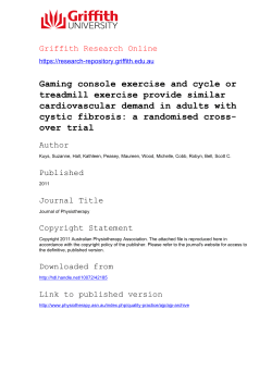 Gaming console exercise and cycle or treadmill exercise provide