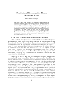 Combinatorial Representation Theory History and Future