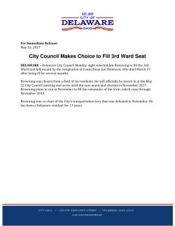 City Council Makes Choice to Fill 3rd Ward Seat