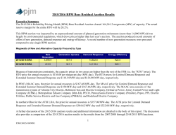 2015/2016 RPM Base Residual Auction Results