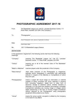 photographic agreement 2017-18