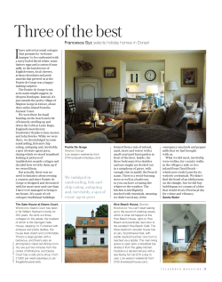 Three of the best - Unique Home Stays