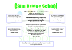 Mission Aims - Cann Bridge School