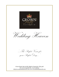 The cost of the menu chosen includes the hire of a private room