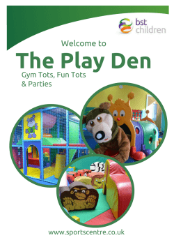The Play Den - Basingstoke Sports Centre