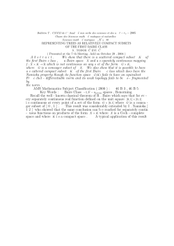 A bstract . We show that there is a scattered compact subset K of the