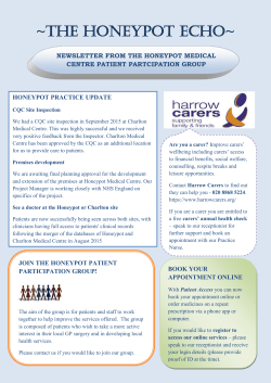 Enhanced Nurses and the new Virtual Ward