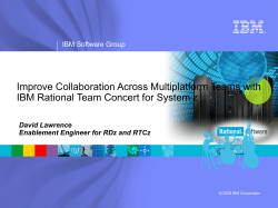 Introducing Rational Team Concert