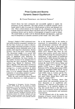 Price Cycles and Booms - Dynamic Search Equilibrium (1992)