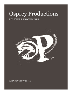 Osprey Productions - University of North Florida