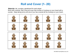 Roll and Cover (1- 20) - K-5 Math Teaching Resources
