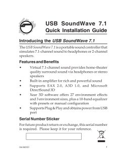 USB SoundWave 7.1