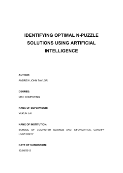 identifying optimal n-puzzle solutions using artificial intelligence