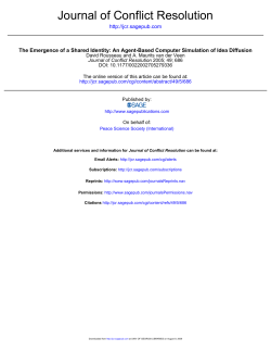 Journal of Conflict Resolution