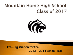 Mountain Home High School Class of 2015