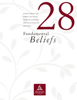 Fundamental Beliefs - Adventist Archives